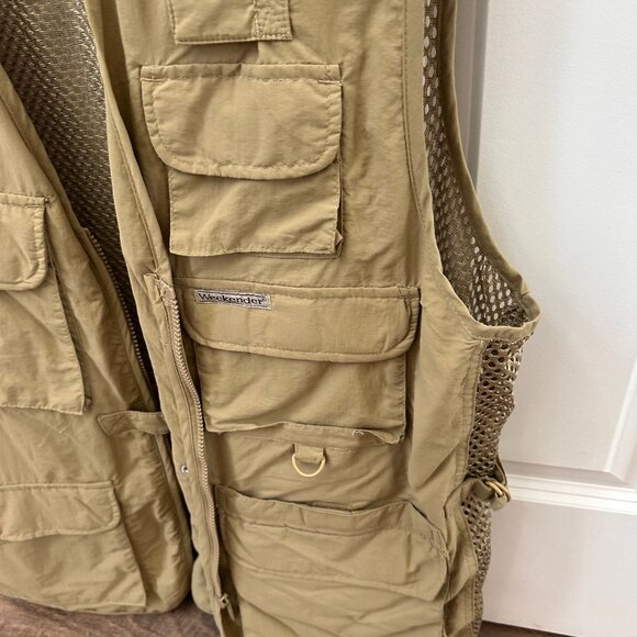 Safari Vest, Extra Large, Khaki - Picture 4 of 8